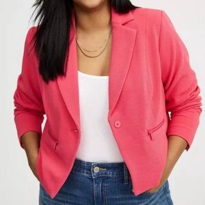 Torrid Pink Blazer size 4